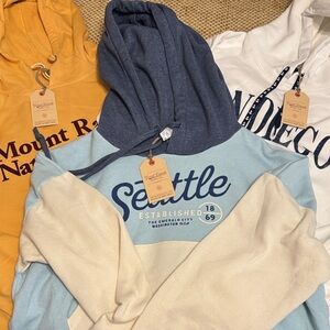 Good Land Supply Co. Seattle, San Diego , and Mount Rainer Graphic Hoodie